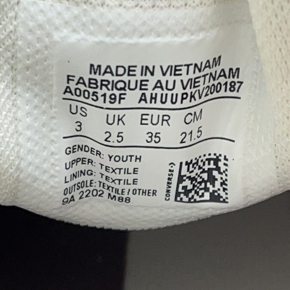 Converse Chuck 70 Frozen Treats Youth Sneakers Soft Red Blue Size 3 A00519F - Picture 15 of 15